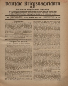 Deutsche Kriegsnachrichten (D.K.), Mittwoch, 24. Juli 1918, Nr 259.