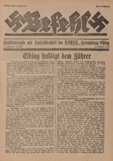 Befehl Nr. 5, 5. Februar 1933