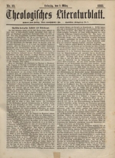 Theologisches Literaturblatt, 9. März 1883, Nr 10.