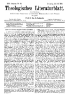 Theologisches Literaturblatt, 15. Juli 1892, Nr 28.