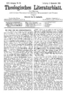 Theologisches Literaturblatt, 2. September 1892, Nr 35.