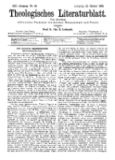 Theologisches Literaturblatt, 21. Oktober 1892, Nr 42.