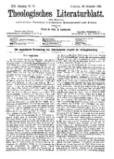 Theologisches Literaturblatt, 23. Dezember 1892, Nr 51.