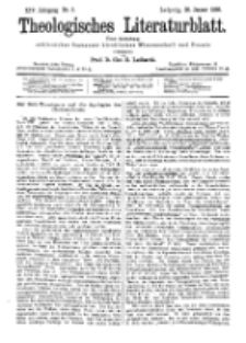 Theologisches Literaturblatt, 20. Januar 1893, Nr 3.