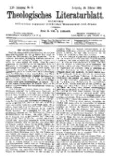 Theologisches Literaturblatt, 24. Februar 1893, Nr 8.