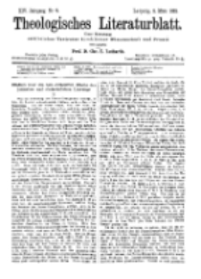 Theologisches Literaturblatt, 3. März 1893, Nr 9.
