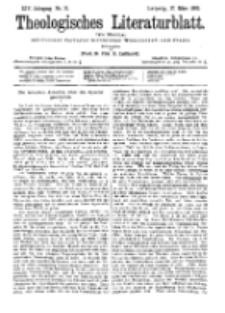 Theologisches Literaturblatt, 17. März 1893, Nr 11.