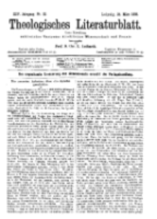 Theologisches Literaturblatt, 24. März 1893, Nr 12.