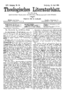 Theologisches Literaturblatt, 16. Juni 1893, Nr 24.