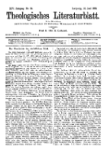 Theologisches Literaturblatt, 16. Juni 1893, Nr 24.