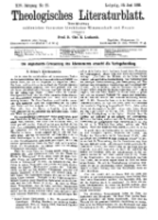 Theologisches Literaturblatt, 23. Juni 1893, Nr 25.