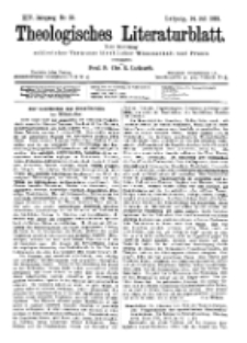 Theologisches Literaturblatt, 14. Juli 1893, Nr 28.