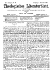 Theologisches Literaturblatt, 1. September 1893, Nr 35.