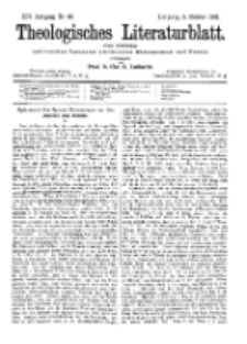 Theologisches Literaturblatt, 6. Oktober 1893, Nr 40.