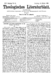 Theologisches Literaturblatt, 13. Oktober 1893, Nr 41.