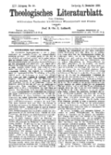 Theologisches Literaturblatt, 8. Dezember 1893, Nr 49.