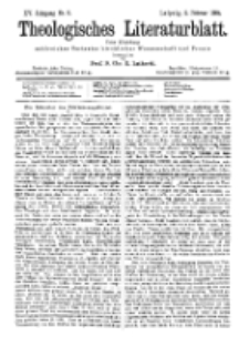 Theologisches Literaturblatt, 2. Februar 1894, Nr 5.