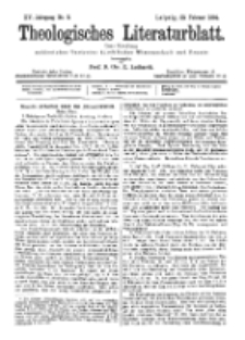 Theologisches Literaturblatt, 23. Februar 1894, Nr 8.