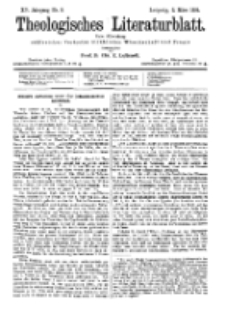 Theologisches Literaturblatt, 2. März 1894, Nr 9.