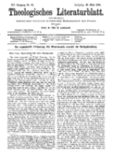 Theologisches Literaturblatt, 23. März 1894, Nr 12.