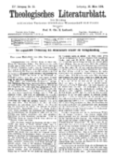 Theologisches Literaturblatt, 30. März 1894, Nr 13.