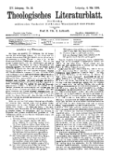 Theologisches Literaturblatt, 4. Mai 1894, Nr 18.