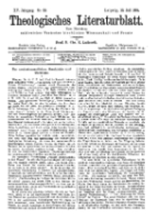 Theologisches Literaturblatt, 13. Juli 1894, Nr 28.