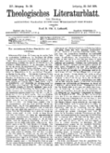 Theologisches Literaturblatt, 20. Juli 1894, Nr 29.