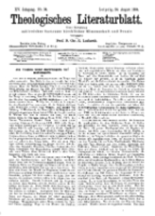 Theologisches Literaturblatt, 24. August 1894, Nr 34.