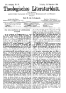 Theologisches Literaturblatt, 14. September 1894, Nr 37.
