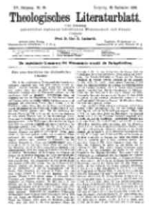 Theologisches Literaturblatt, 28. September 1894, Nr 39.