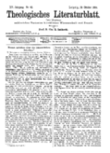 Theologisches Literaturblatt, 19. Oktober 1894, Nr 42.
