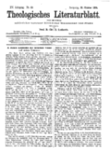 Theologisches Literaturblatt, 26. Oktober 1894, Nr 43.