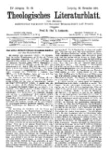 Theologisches Literaturblatt, 30. November 1894, Nr 48.