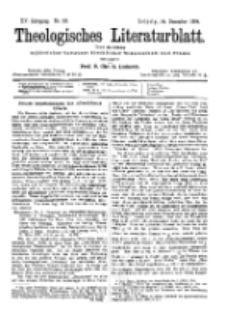 Theologisches Literaturblatt, 14. Dezember 1894, Nr 50.