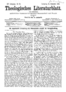 Theologisches Literaturblatt, 21. Dezember 1894, Nr 51.