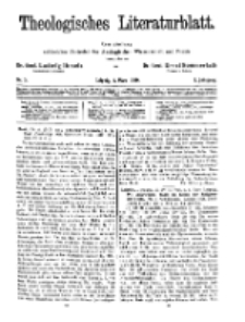 Theologisches Literaturblatt, 1. März 1929, Nr 5.