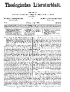 Theologisches Literaturblatt, 12. April 1929, Nr 8.