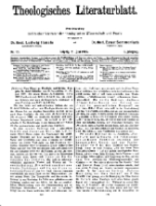 Theologisches Literaturblatt, 21. Juni 1929, Nr 13.