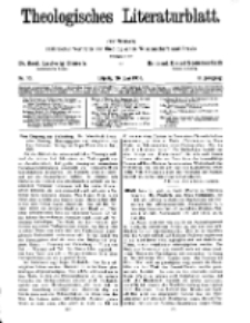 Theologisches Literaturblatt, 20. Juni 1930, Nr 13.