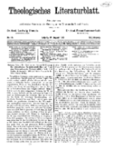 Theologisches Literaturblatt, 29. August 1930, Nr 18.
