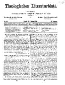 Theologisches Literaturblatt, 24. Oktober 1930, Nr 22.