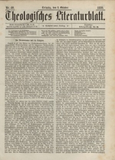Theologisches Literaturblatt, 8. Oktober 1886, Nr 40.