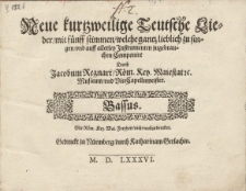 Neue kurzweilige Teutsche Lieder mit …, Heft b