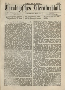 Theologisches Literaturblatt, 21. Februar 1890, Nr 8.