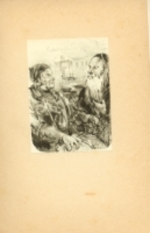 Pan Ksawery Dybowski, stolnik bełski, w rozmowie z żydem przed dworkiem w Dębinkach