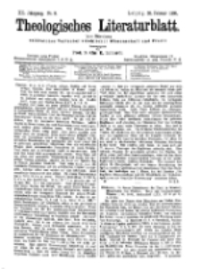 Theologisches Literaturblatt, 24. Februar 1899, Nr 8.