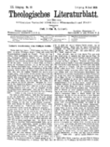 Theologisches Literaturblatt, 9. Juni 1899, Nr 23.