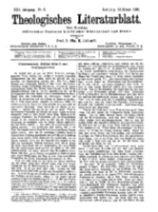 Theologisches Literaturblatt, 12. Januar 1900, Nr 2.