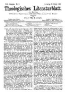Theologisches Literaturblatt, 2. Februar 1900, Nr 5.
